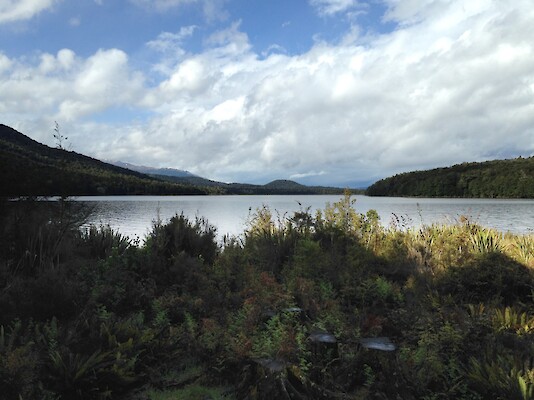 Lake Monowai and tops